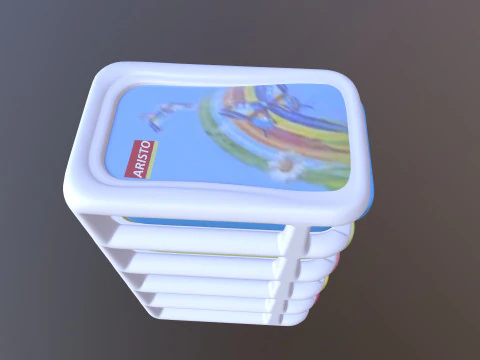 Plastic Organizer Desktop Drawer 3D Model