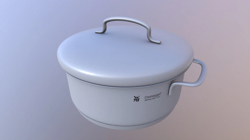 Düdüklü tencere 3D Model .c4d .max .obj .3ds .fbx .stl .blend