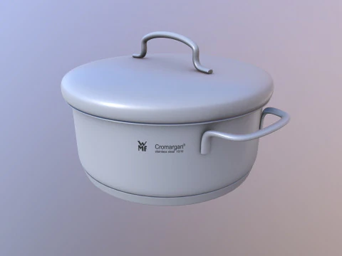 D&uuml;d&uuml;kl&uuml; tencere 3D Model