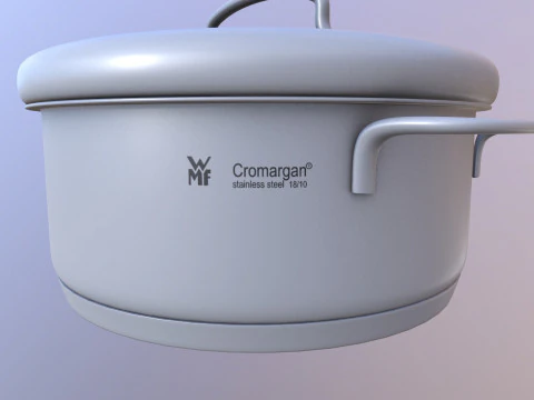 D&uuml;d&uuml;kl&uuml; tencere 3D Model