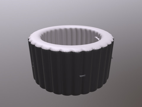 Spa-Whirlpool 3D Modell