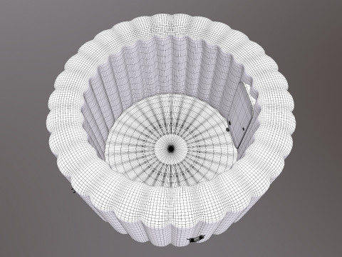 Spa-Whirlpool 3D Modell