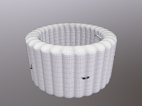 Spa-Whirlpool 3D Modell