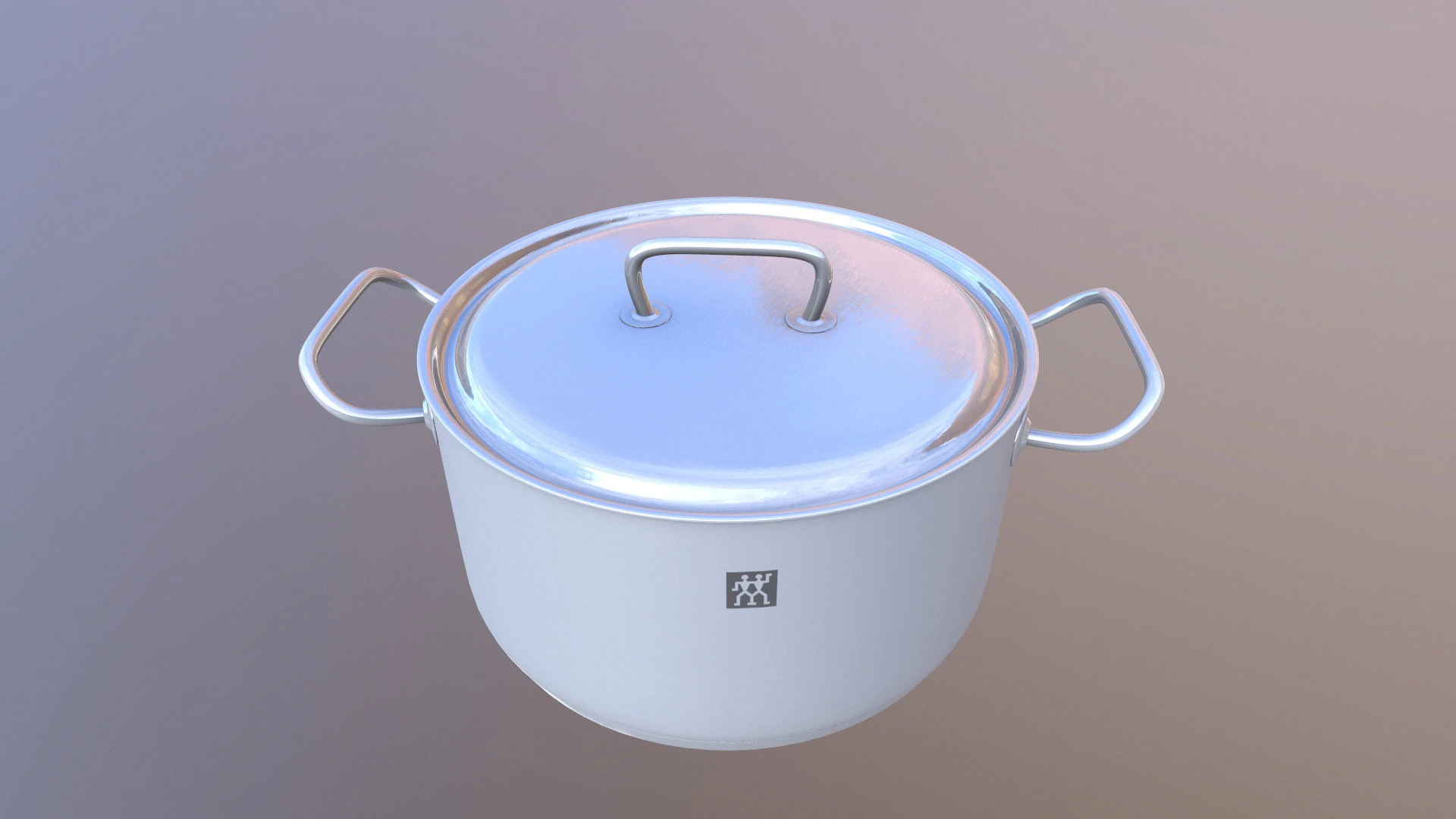 Stainless Steel Cookware 3D Model .c4d .max .obj .3ds .fbx .stl .blend 