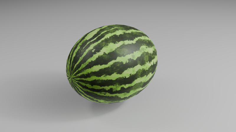 Watermelon 3D मॉडल .c4d .max .obj .3ds .fbx .stl .blend 