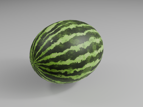 Watermelon 3D मॉडल