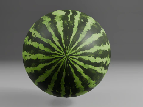 Watermelon 3D Model