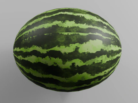 Watermelon 3D Model