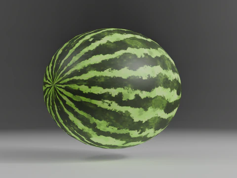Watermelon 3D Model