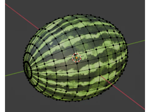 Watermelon 3D Model