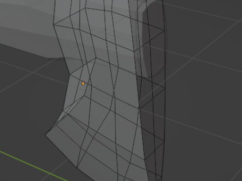 Wooden axe Modelo 3D
