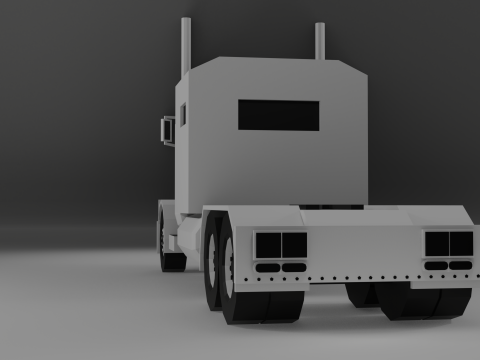 Low poli truck Modèle 3D