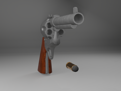 Revolver Model 3D