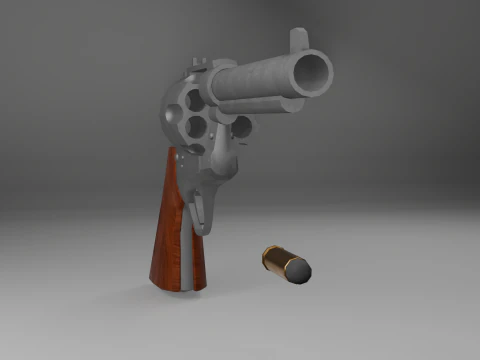 Revolver 3D Model