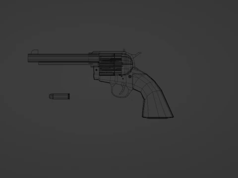 Revolver 3D Model