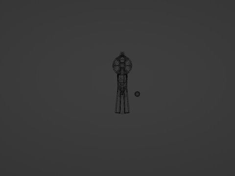 Revolver Model 3D