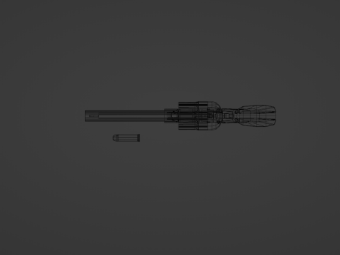 Revolver Model 3D
