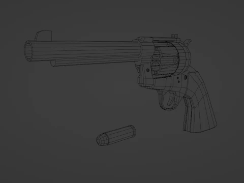 Revolver 3D Model
