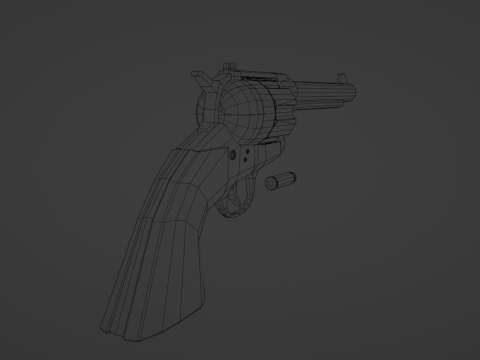 Revolver Model 3D