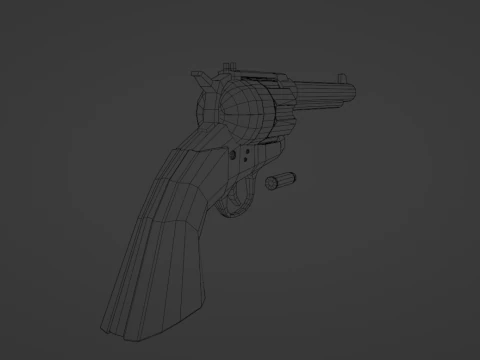 Revolver 3D Model