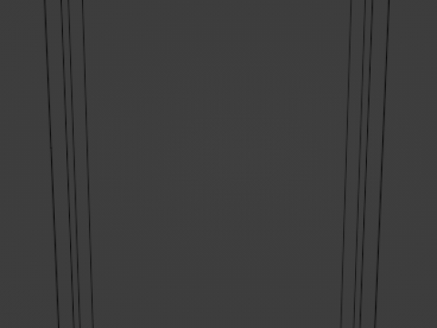 Green low poly trash bin with a pixel texture Model 3D
