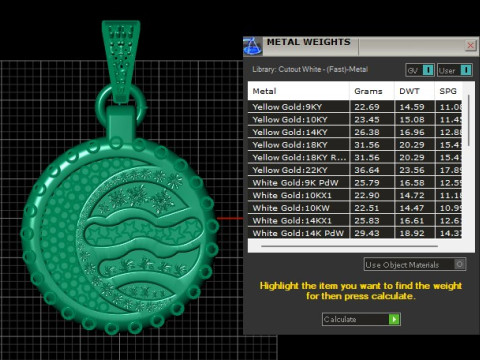 PRECIOUS MOON AND STAR CHARM PENDANT 3D PRINTABLE MODEL Modèle 3D