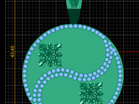 PRECIOUS MOON AND STAR CHARM PENDANT 3D PRINTABLE MODEL Model 3D