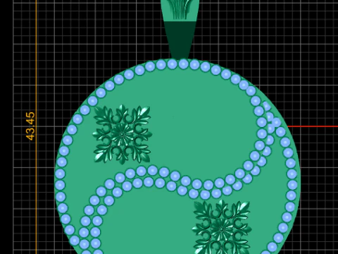 PRECIOUS MOON AND STAR CHARM PENDANT 3D PRINTABLE MODEL 3D Model