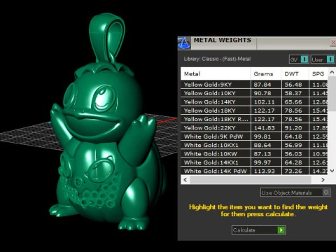 POKEMON TURTLE PENDANT 3D PRINTABLE MODEL 3D Model