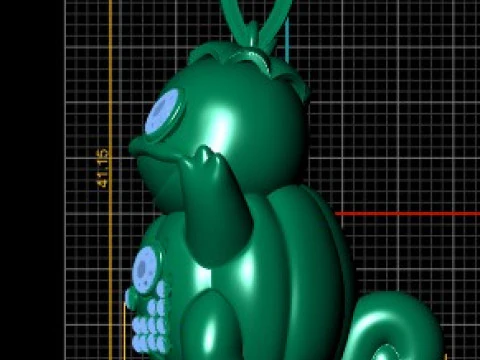 POKEMON TURTLE PENDANT 3D PRINTABLE MODEL 3D Model