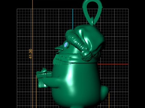 PENGUIN BIRD PENDANT 3D PRINTABLE MODEL 3D 모델