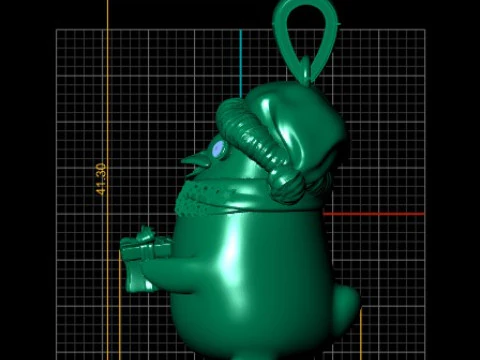 PENGUIN BIRD PENDANT 3D PRINTABLE MODEL 3D Model