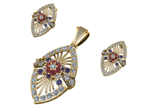 AMERICAN WEDDING LOCKET SET 3D PRINTABLE MODEL 3D Model
