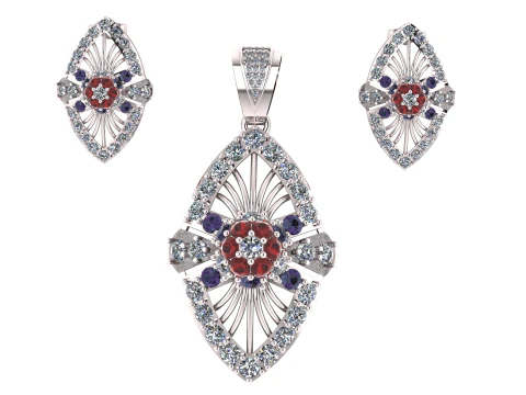 AMERICAN WEDDING LOCKET SET 3D PRINTABLE MODEL 3D Model