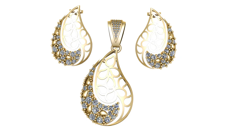 ELEGANCE-MEDAILLON-SET 3D-DRUCKBARES MODELL 3D Modell .c4d .max .obj .3ds .fbx .stl .blend