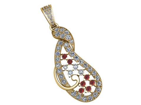 JOYALUKKAS DIAMOND PENDANT 3D PRINTABLE MODEL 3D Model