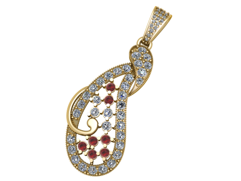 JOYALUKKAS DIAMOND PENDANT 3D PRINTABLE MODEL 3D 모델