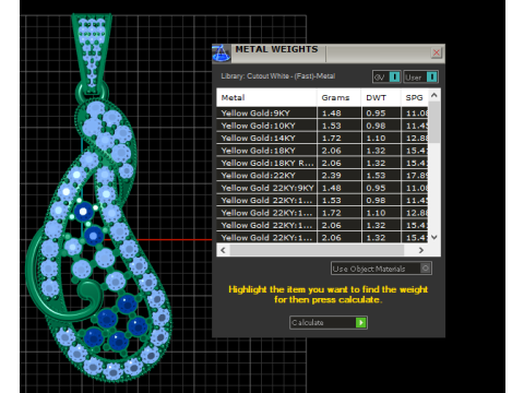 JOYALUKKAS DIAMOND PENDANT 3D PRINTABLE MODEL 3D 모델