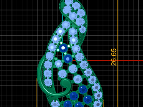 JOYALUKKAS DIAMOND PENDANT 3D PRINTABLE MODEL 3D 모델