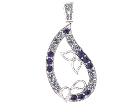 TOPAZ STYLE PENDANT 3D PRINTABLE MODEL 3D Model