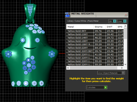 CUTE GHOST PENDANT 3D PRINTABLE MODEL Model 3D