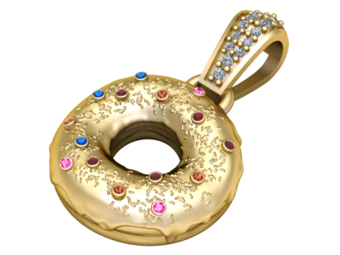 DOUNT PENDANT 3D PRINTABLE MODEL Model 3D