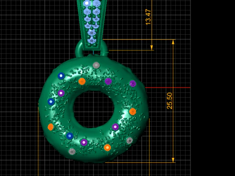 DOUNT PENDANT 3D PRINTABLE MODEL 3D Model