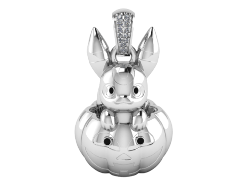 POKEMON AND PUMPKIN PENDANT 3D PRINTABLE MODEL 3D Modell