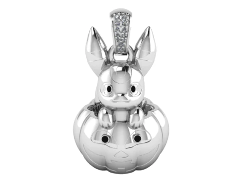 POKEMON AND PUMPKIN PENDANT 3D PRINTABLE MODEL 3D Model