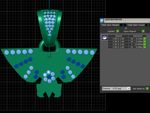DOUBLE FACES EAGLE PENDANT 3D PRINTABLE MODEL 3D 模型