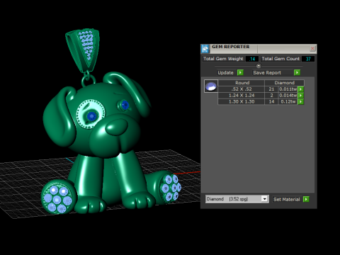PUPPY ANIMAL PENDANT 3D PRINTABLE MODEL 3Dモデル