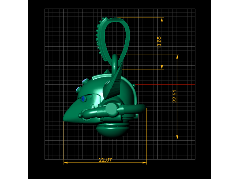 SOLIDER HALMET PENDANT 3D PRINTABLE MODEL 3D 모델