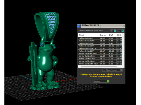 FROG AMPHIBIAN PENDANT 3D PRINTABLE MODEL 3Dモデル