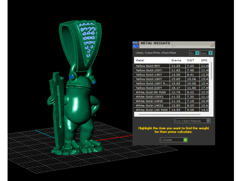 FROG AMPHIBIAN PENDANT 3D PRINTABLE MODEL 3D Model